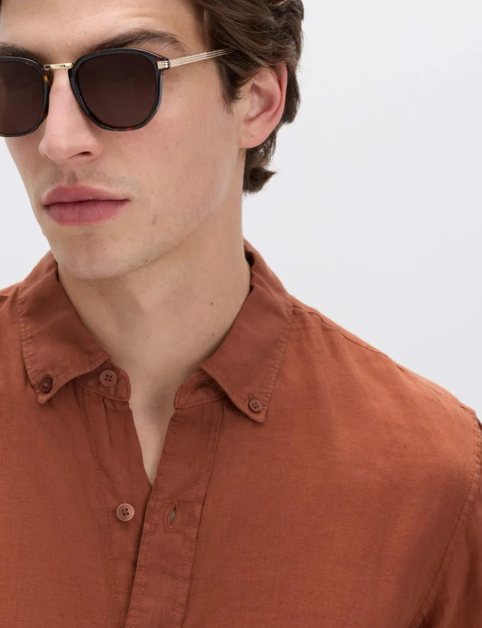 Pure Linen Garment Dye Shirt