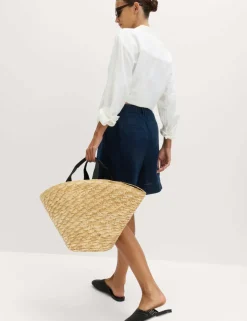 Pure Linen High Waisted Shorts