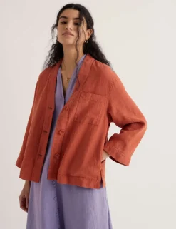 Pure Linen Lightweight Jacket