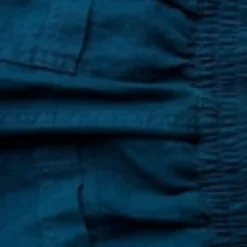 Pure Linen Mid Rise Shorts
