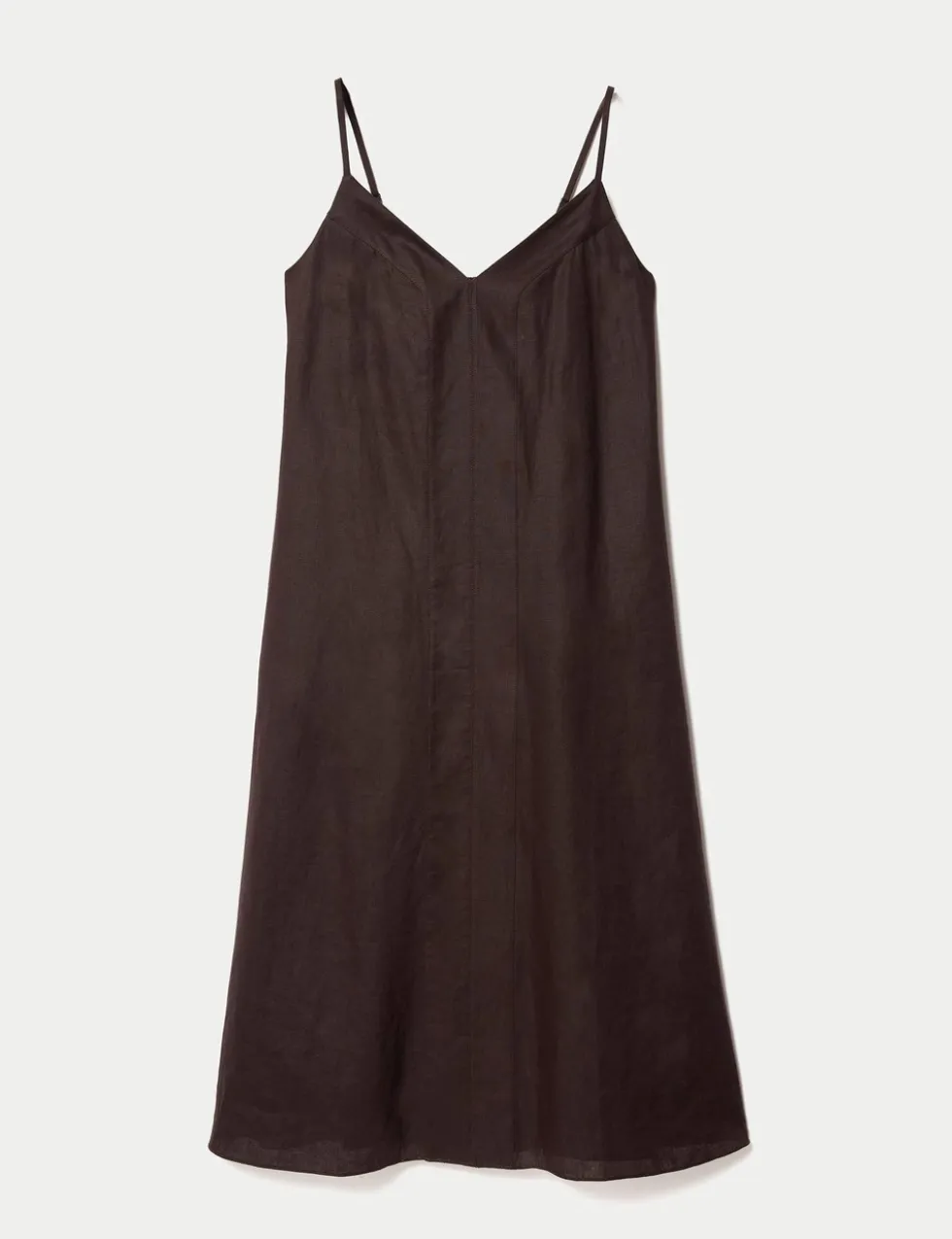 Pure Linen Midaxi Slip Dress