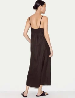 Pure Linen Midaxi Slip Dress