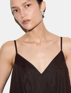 Pure Linen Midaxi Slip Dress