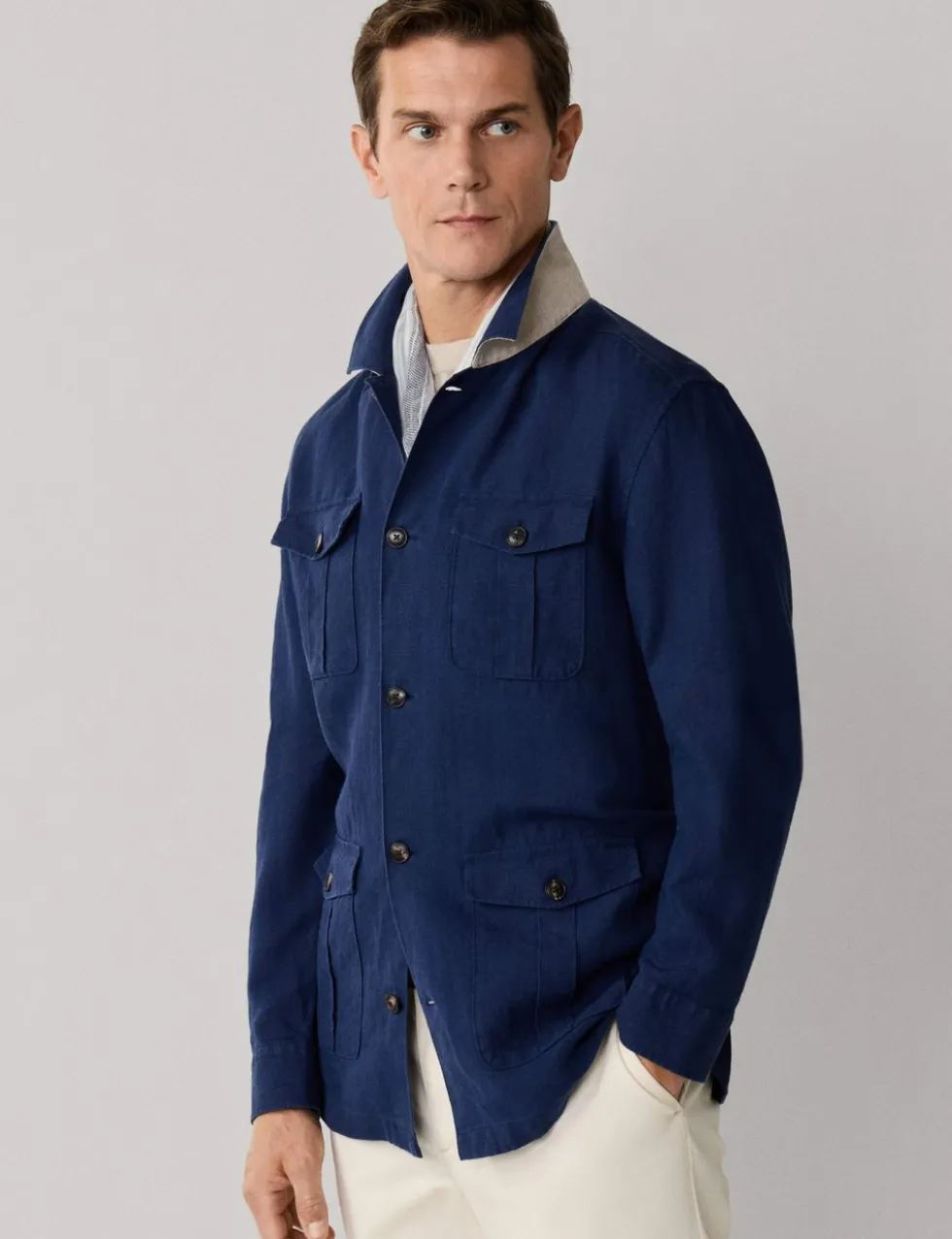 Pure Linen Overshirt