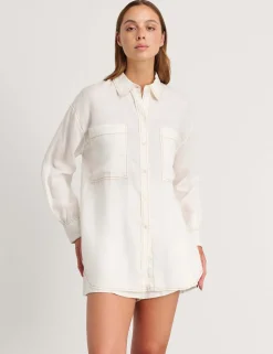 Pure Linen Oversized Shirt