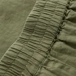 Pure Linen Patch Pocket A-Line Skirt
