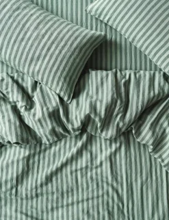 Pure Linen Pembroke Stripe Duvet Cover