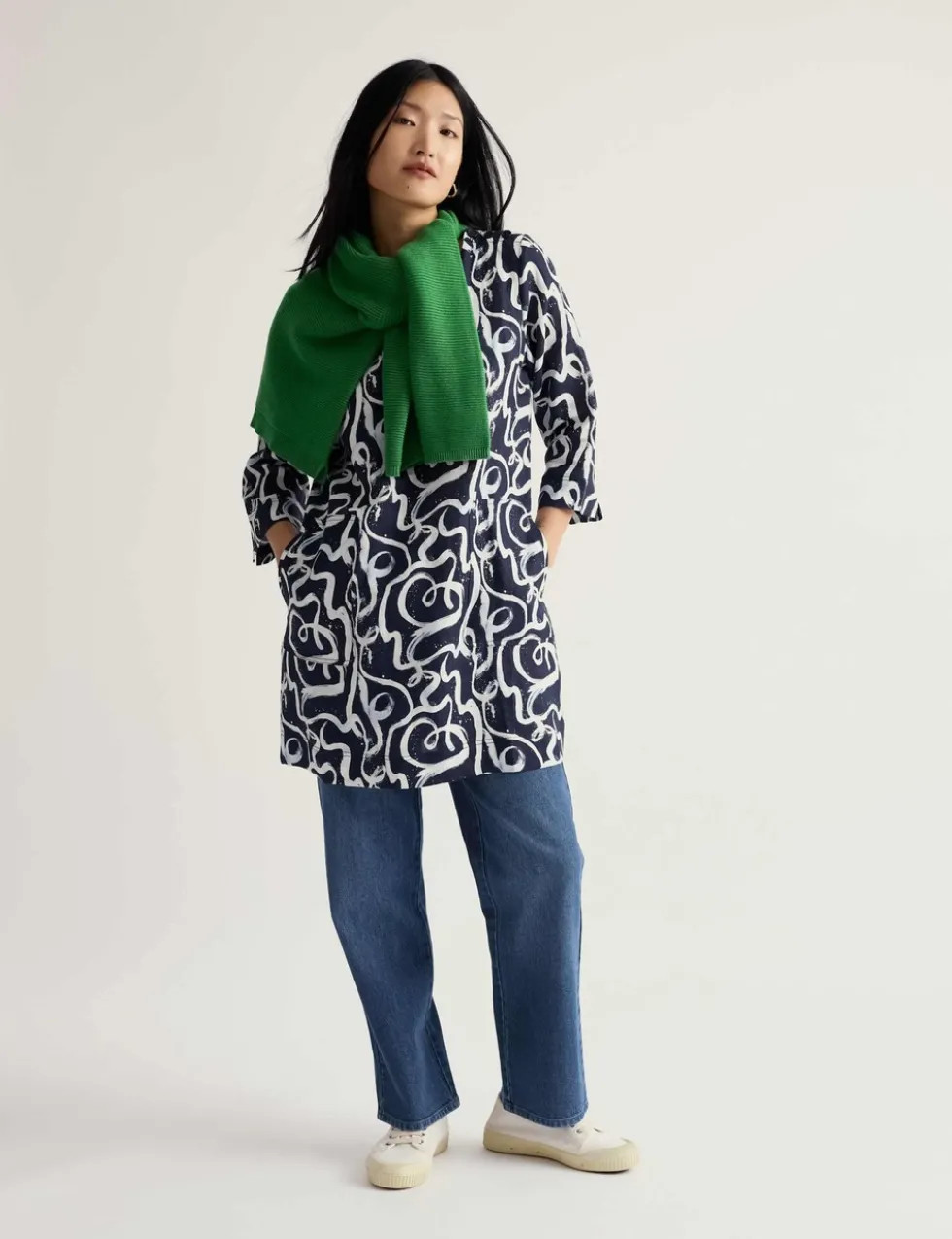 Pure Linen Printed Tunic
