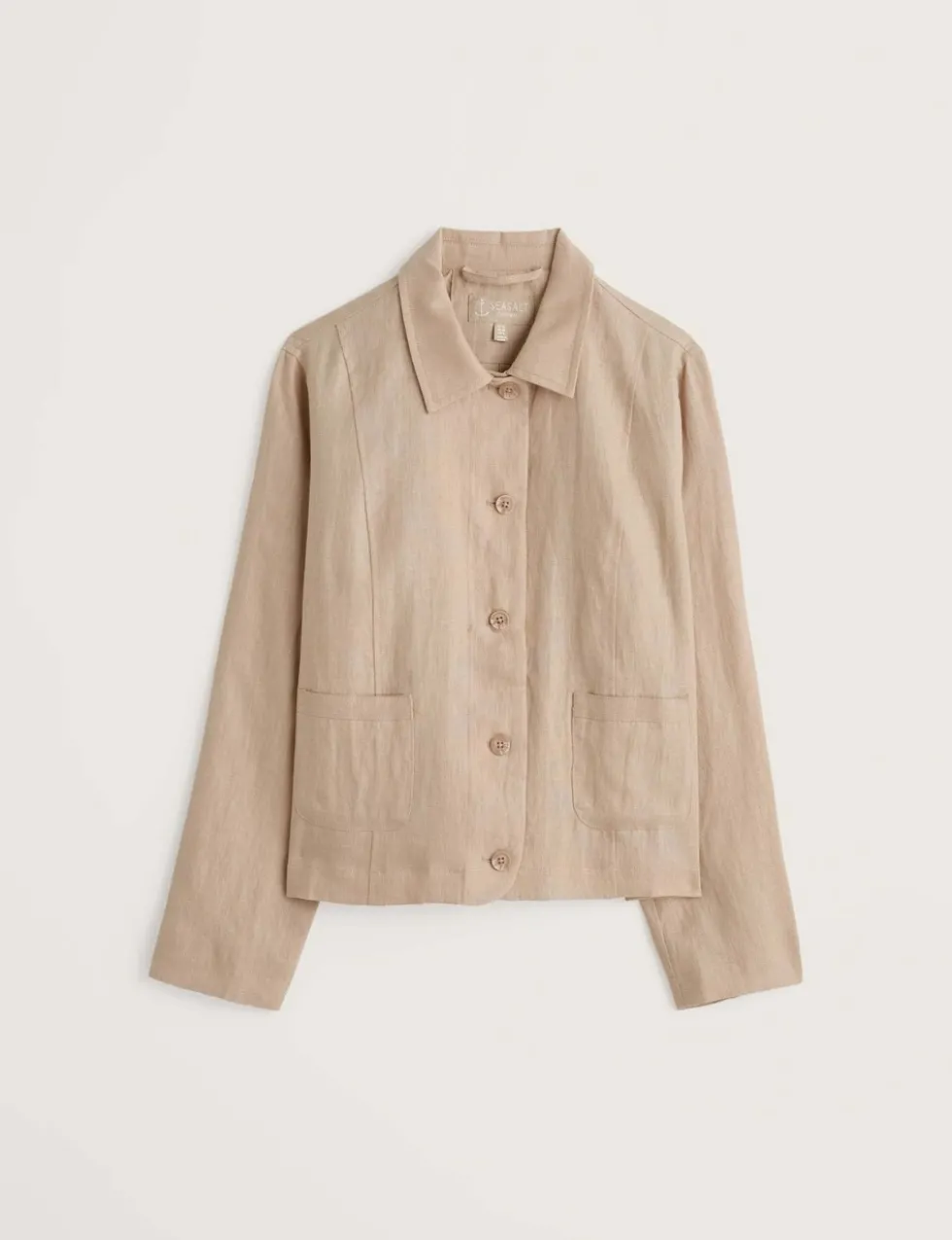 Pure Linen Relaxed Lightweight Jacket
