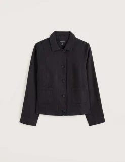Pure Linen Relaxed Lightweight Jacket