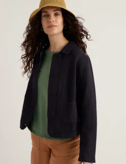 Pure Linen Relaxed Lightweight Jacket