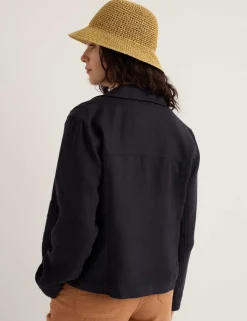 Pure Linen Relaxed Lightweight Jacket