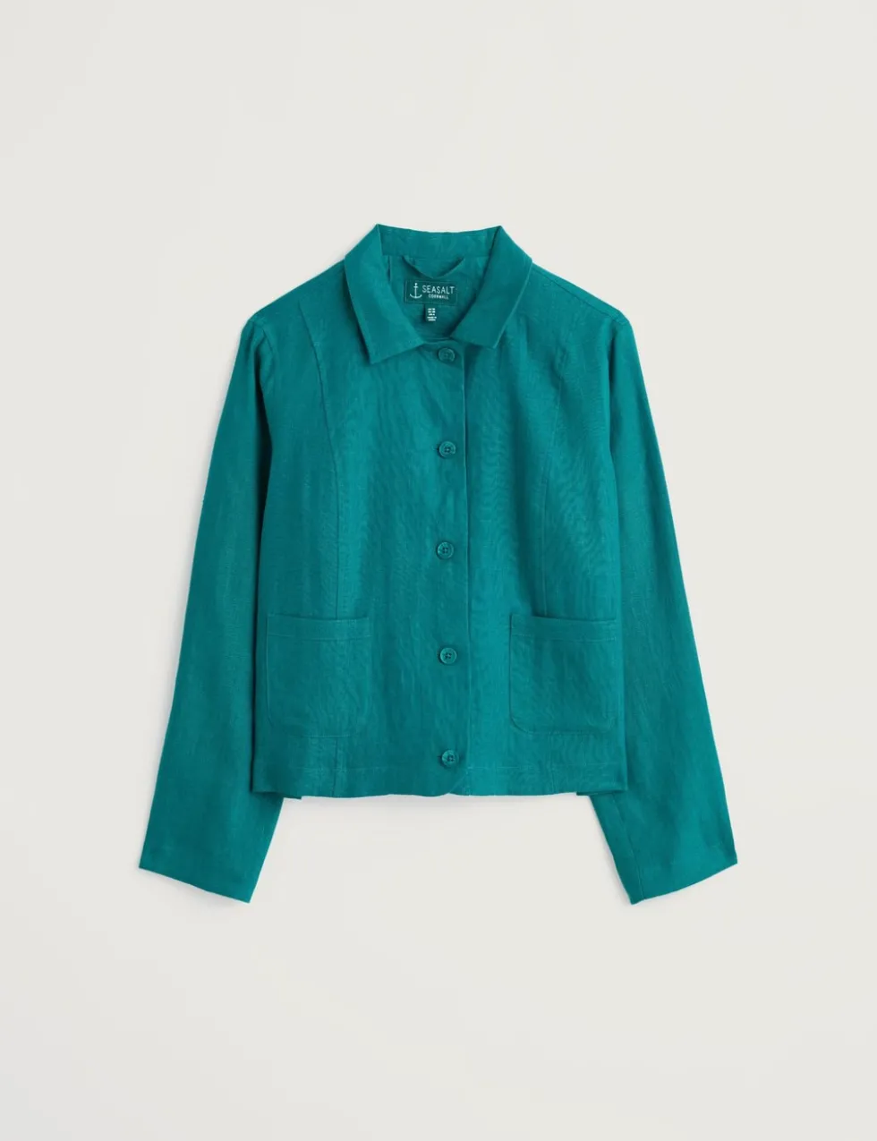 Pure Linen Relaxed Lightweight Jacket
