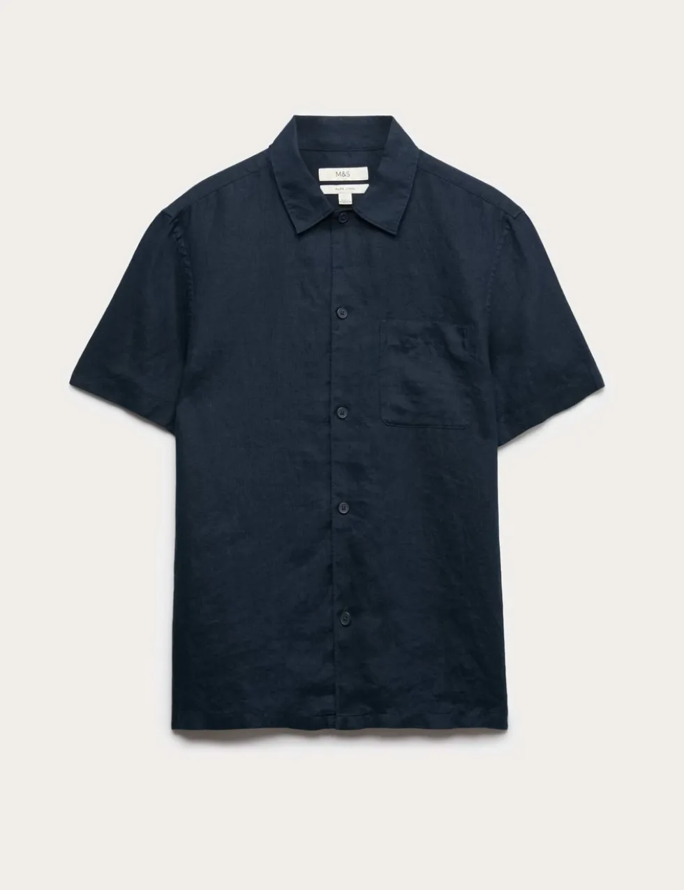 Pure Linen Short Sleeve Shirt