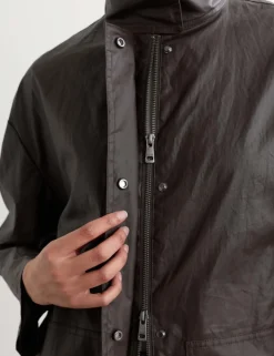 Pure Linen Short Utility Jacket