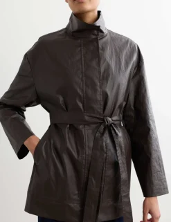Pure Linen Short Utility Jacket