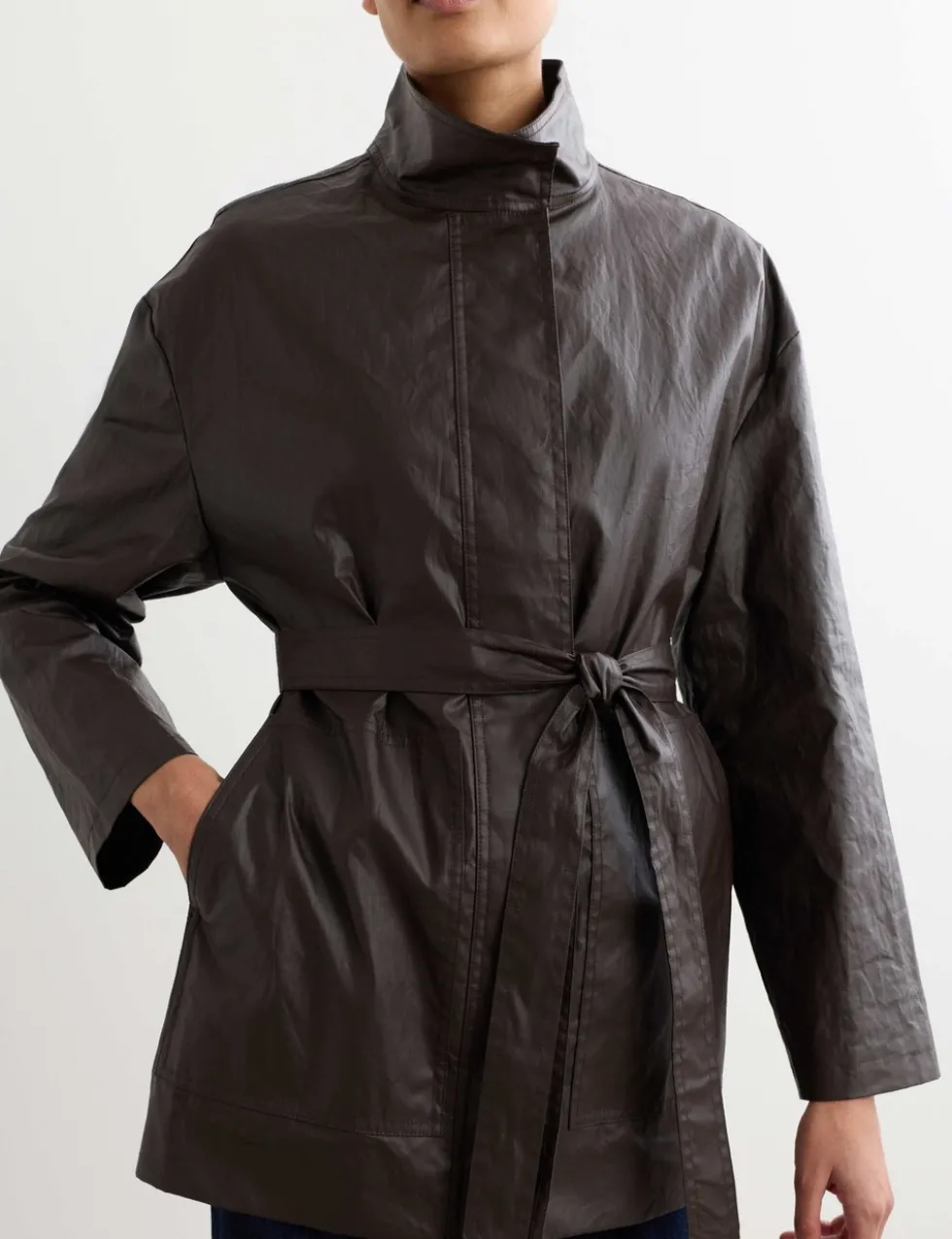Pure Linen Short Utility Jacket