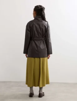 Pure Linen Short Utility Jacket