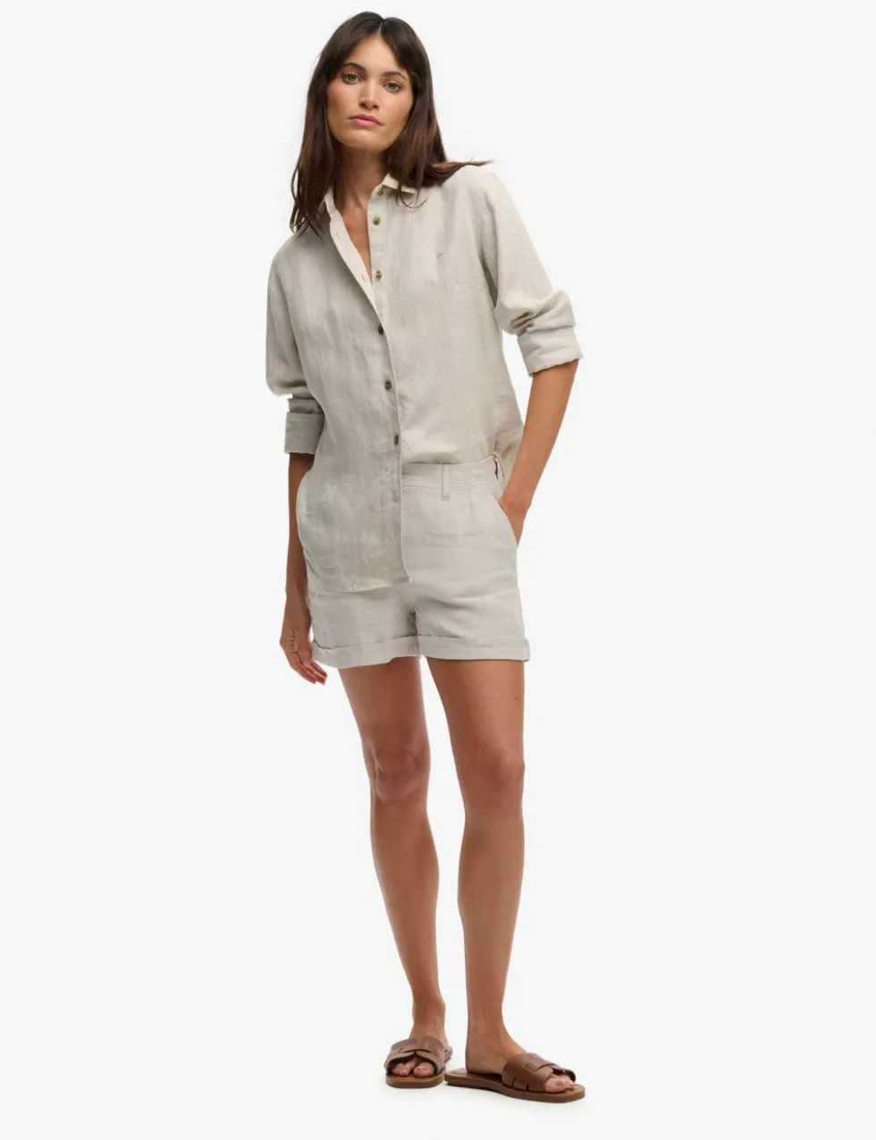 Pure Linen Shorts