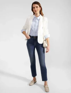 Pure Linen Single Breasted Blazer