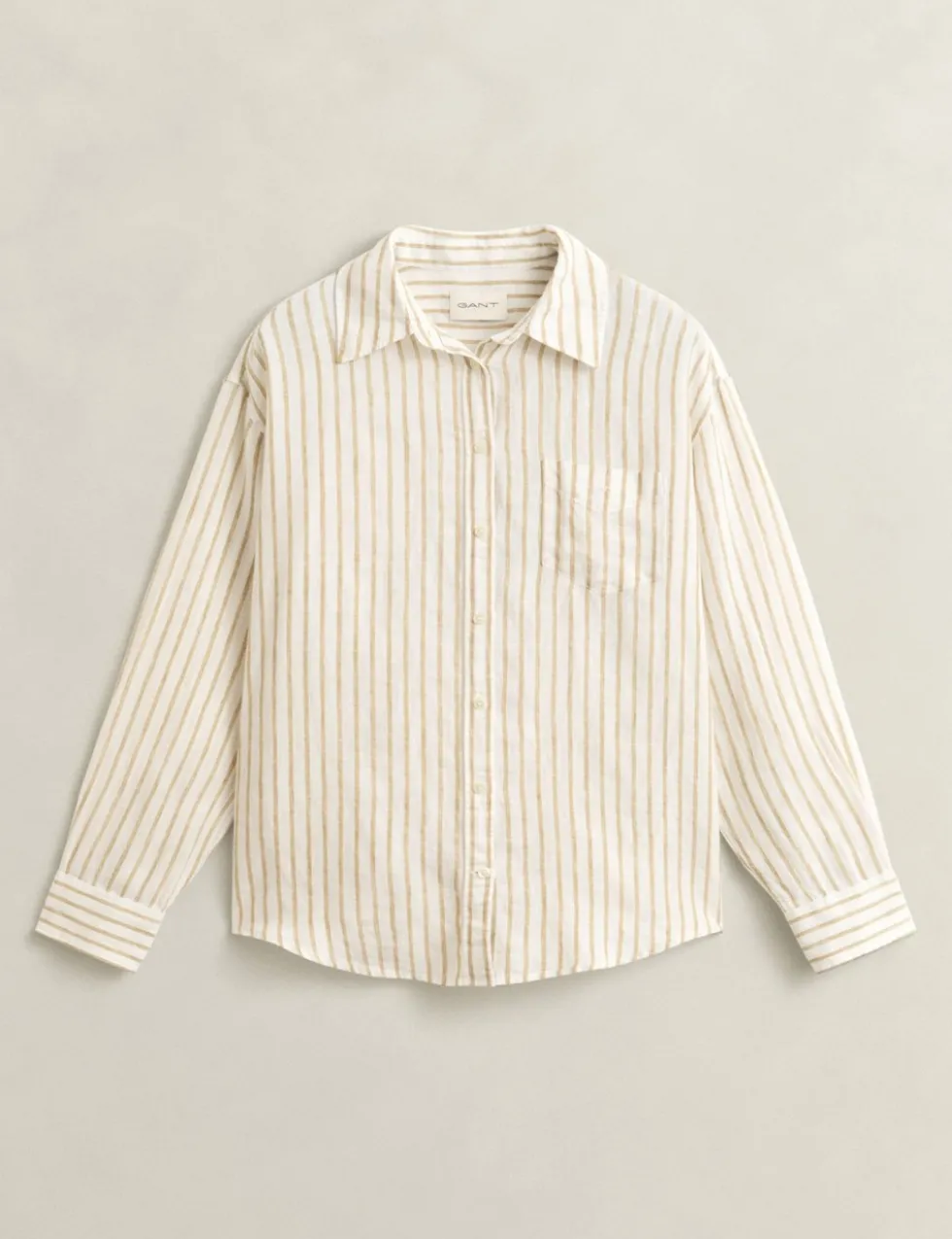 Pure Linen Striped Shirt