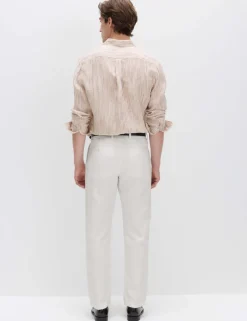 Pure Linen Striped Shirt