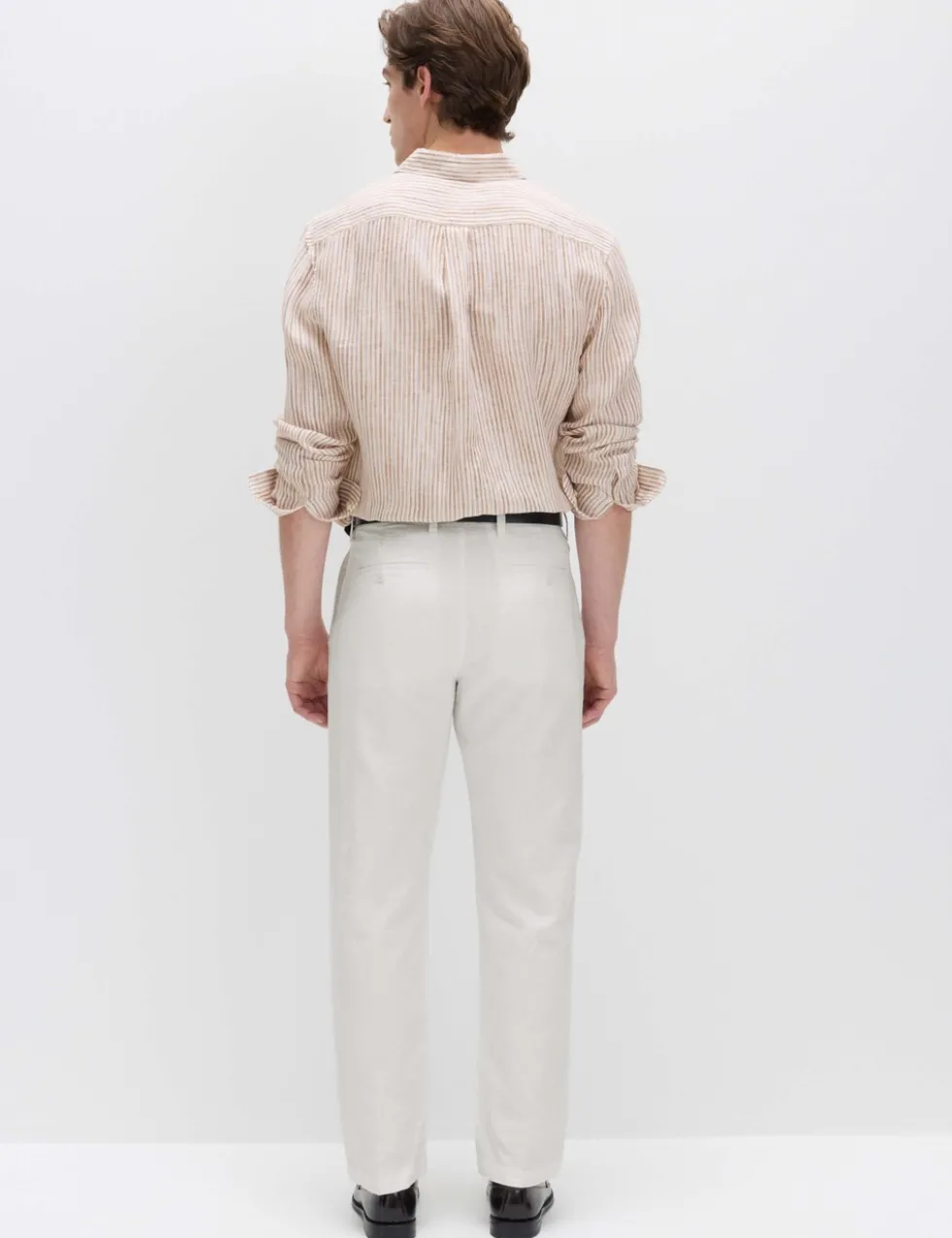 Pure Linen Striped Shirt