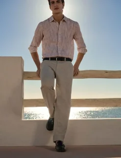 Pure Linen Striped Shirt