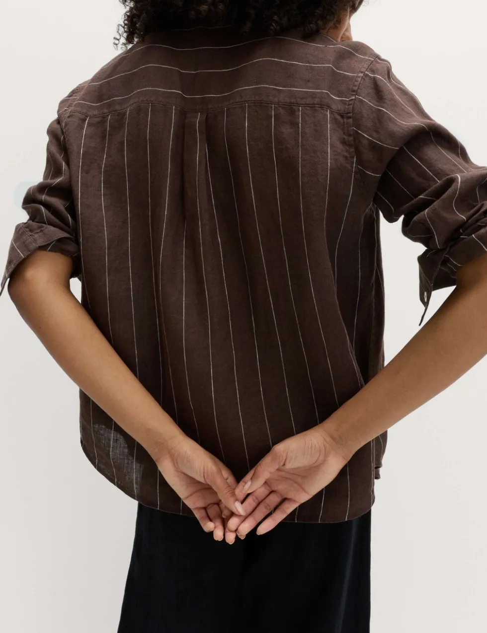 Pure Linen Striped Shirt