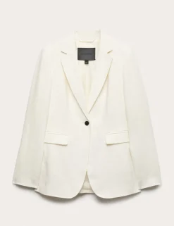 Pure Linen Tailored Blazer