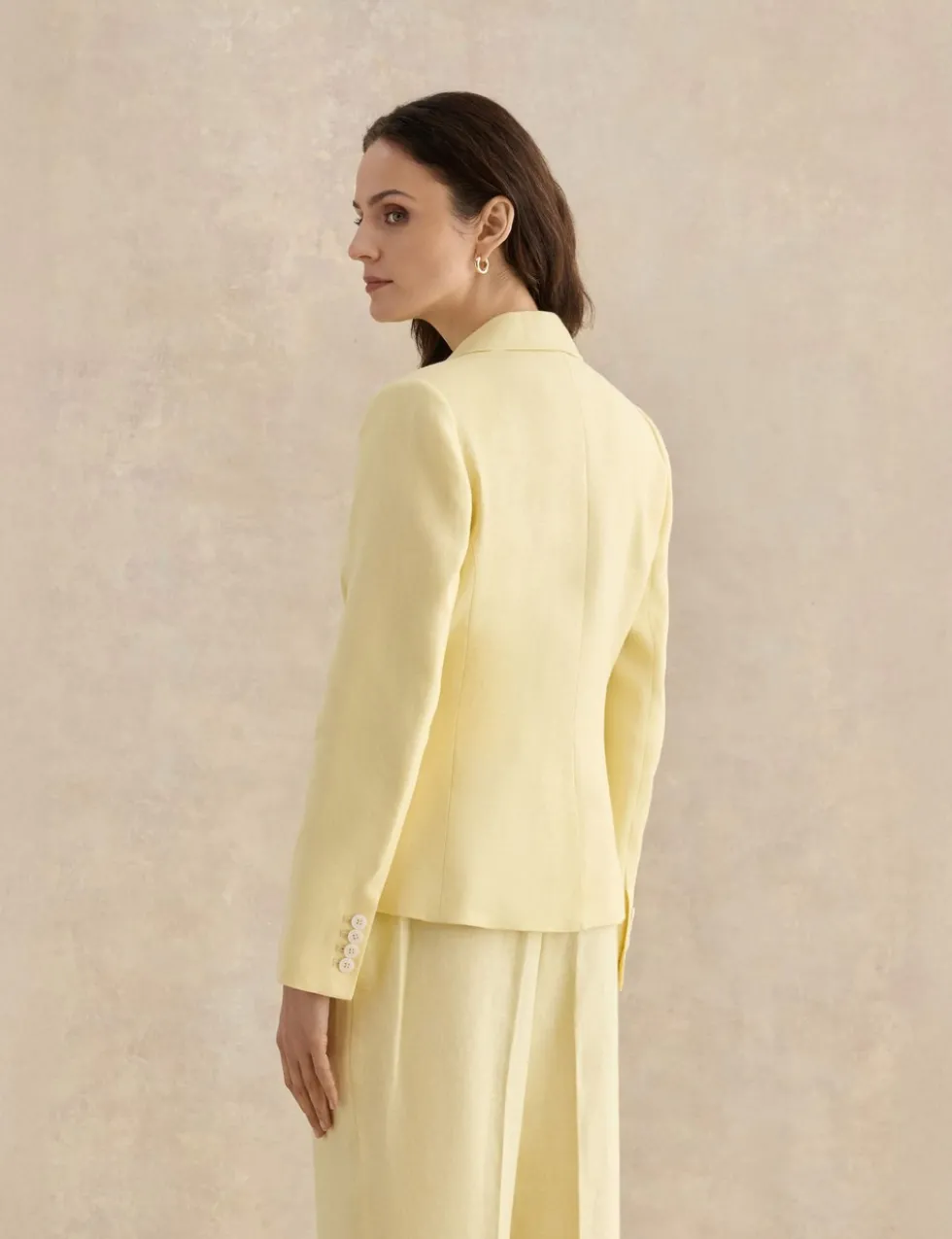 Pure Linen Tailored Jacket