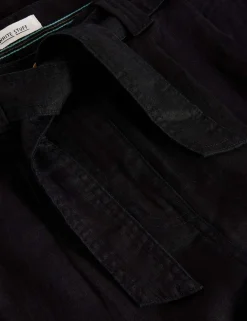 Pure Linen Tapered Ankle Grazer Trousers