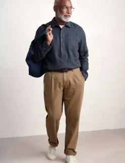 Pure Linen Textured Shirt