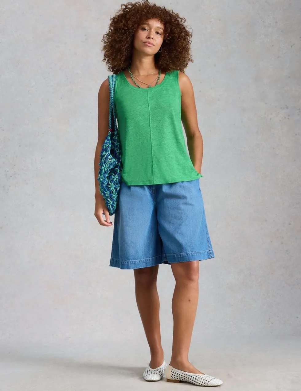 Pure Linen Vest