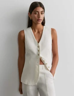 Pure Linen Waistcoat
