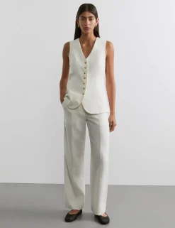 Pure Linen Waistcoat