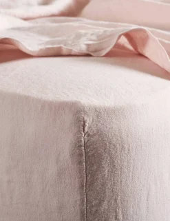 Pure Linen Washed Deep Fitted Sheet
