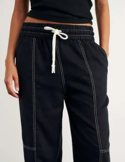 Pure Linen Wide Leg Trousers