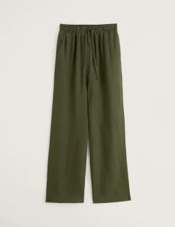 Pure Linen Wide Leg Trousers