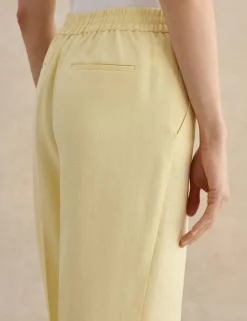 Pure Linen Wide Leg Trousers