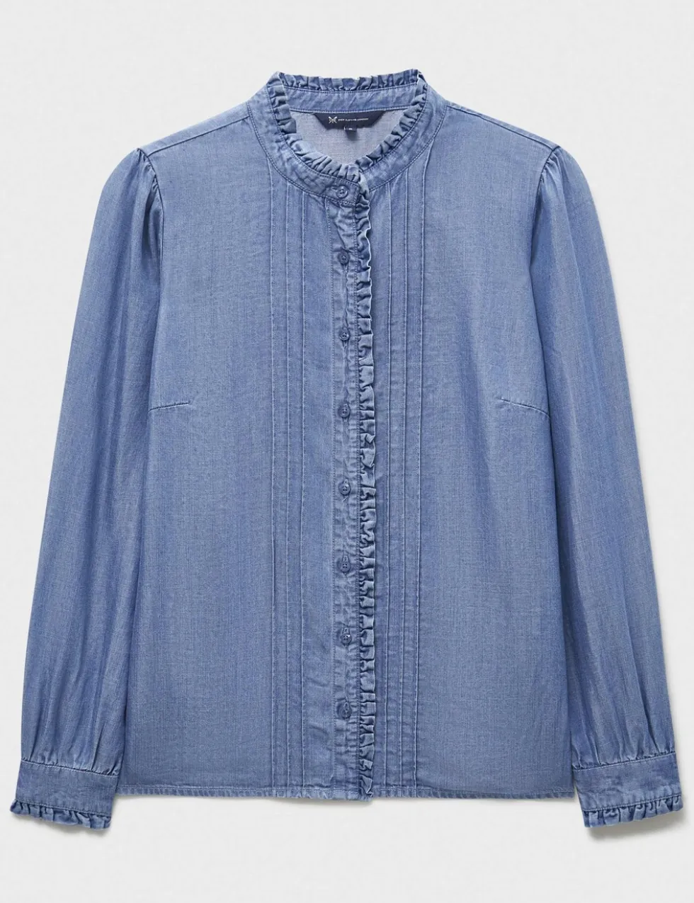 Pure Lyocell Frill Blouse