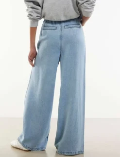 Pure Lyocell Wide Leg Jeans