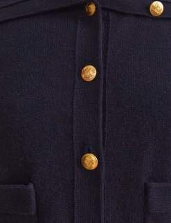 Pure Merino Wool Button Front Cardigan