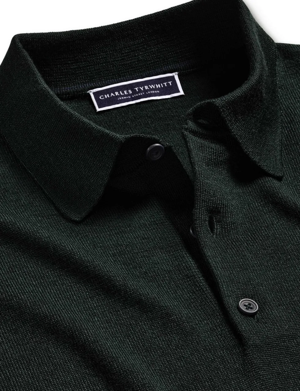 Pure Merino Wool Collared Neck Jumper