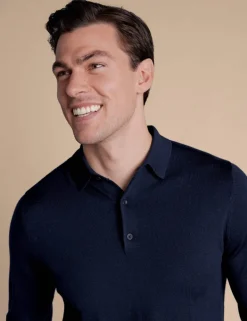 Pure Merino Wool Collared Neck Jumper