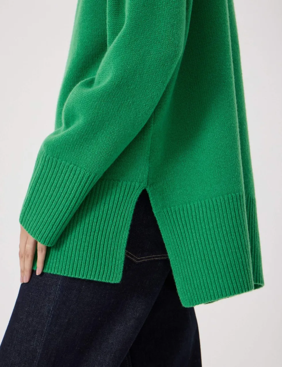 Pure Merino Wool Collared Relaxed Jumper