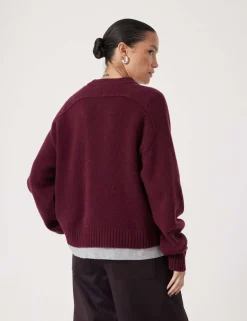 Pure Merino Wool Crew Neck Relaxed Jumper