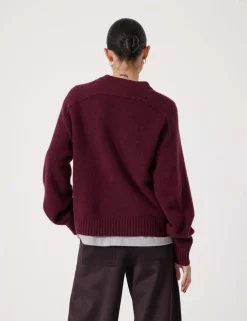 Pure Merino Wool Crew Neck Relaxed Jumper