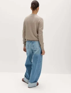 Pure Merino Wool Crew Neck Jumper