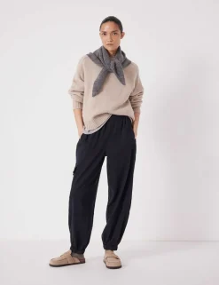 Pure Merino Wool Crew Neck Relaxed Jumper